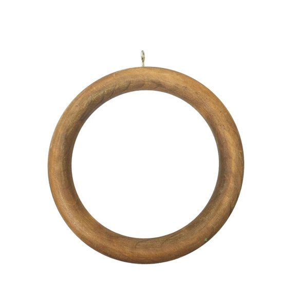 Large Wooden Rings with Eye Hooks 6.5" DIY Crafts Macrame Ring Circles Lot of 9 - Picture 13 of 13